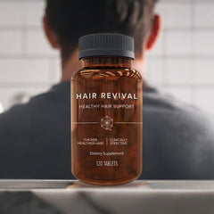 Isagenix Hair Revival amla fruit illustration representing nutrient-rich hair support.