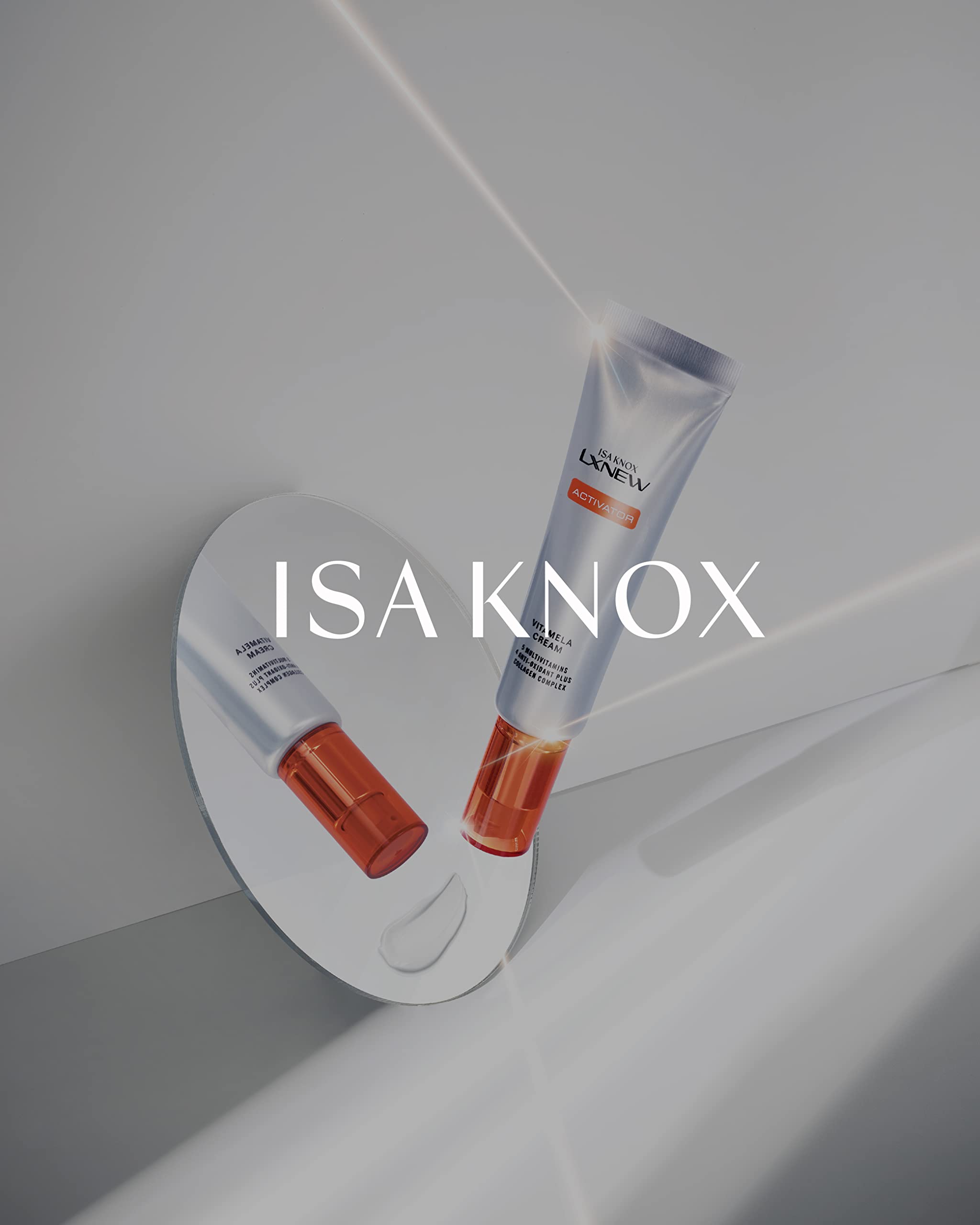 Isa Knox LXNEW 4-step blemish treatment process illustration