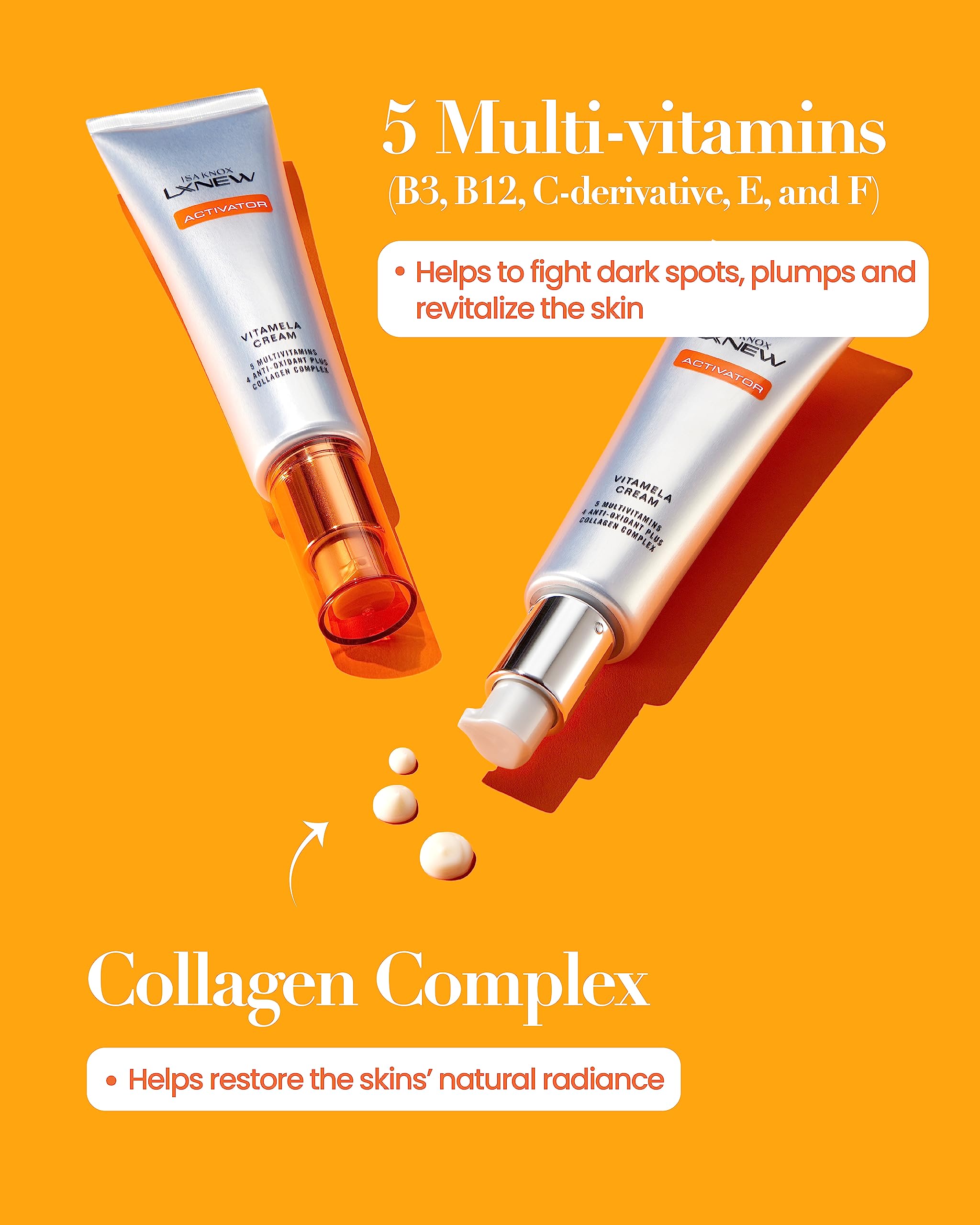 Isa Knox LXNEW Vitamin Max Ampoule collection for stepwise treatment