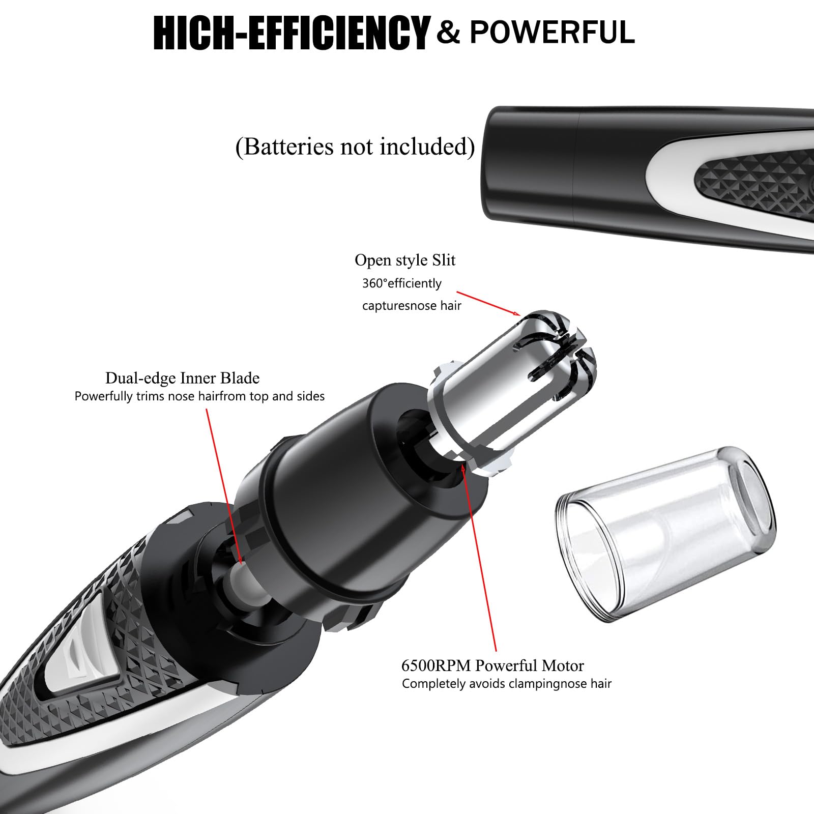 ISCSTO compact portable trimmer in travel kit.