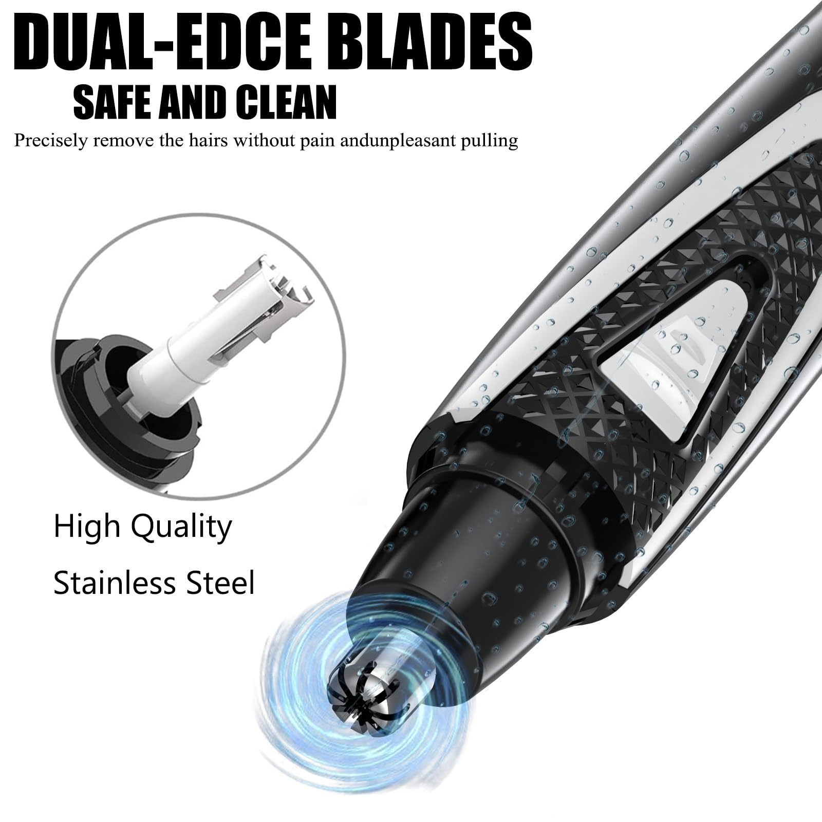 ISCSTO IPX7 waterproof design shown for easy cleaning.