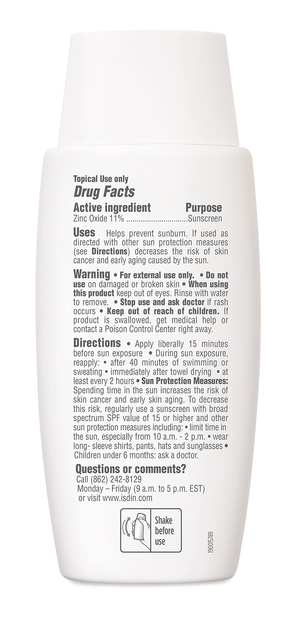 ISDIN Eryfotona Actinica application on skin under makeup without heaviness