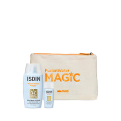 ISDIN Fusion Water MAGIC 50ml bottle delivers ultralight protection and hydration.