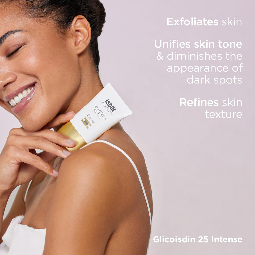 ISDIN Glicoisdin 25 Intense with aloe vera soothing glow.
