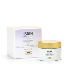ISDIN Glicoisdin8 Soft face exfoliant cream tube close-up for smoother skin texture