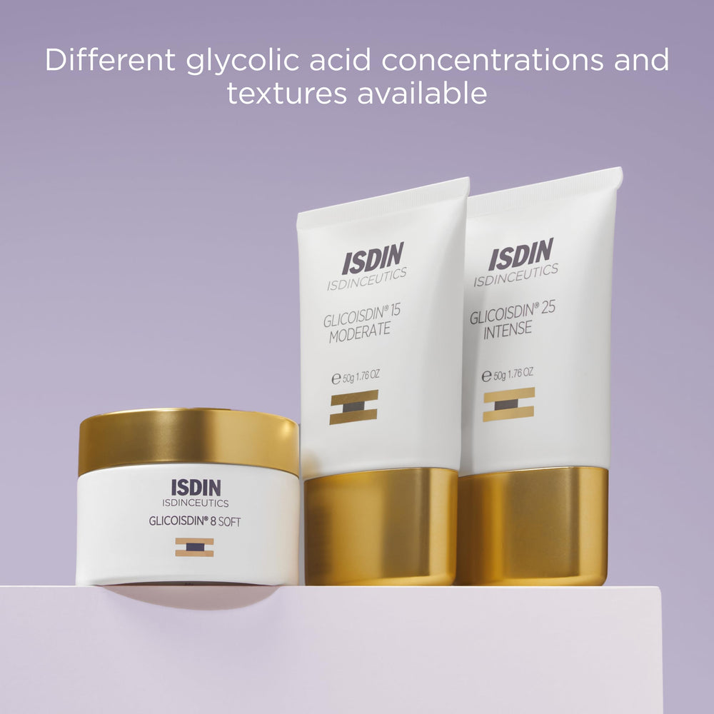 ISDIN Glicoisdin8 Soft close-up showing improvement in fine lines