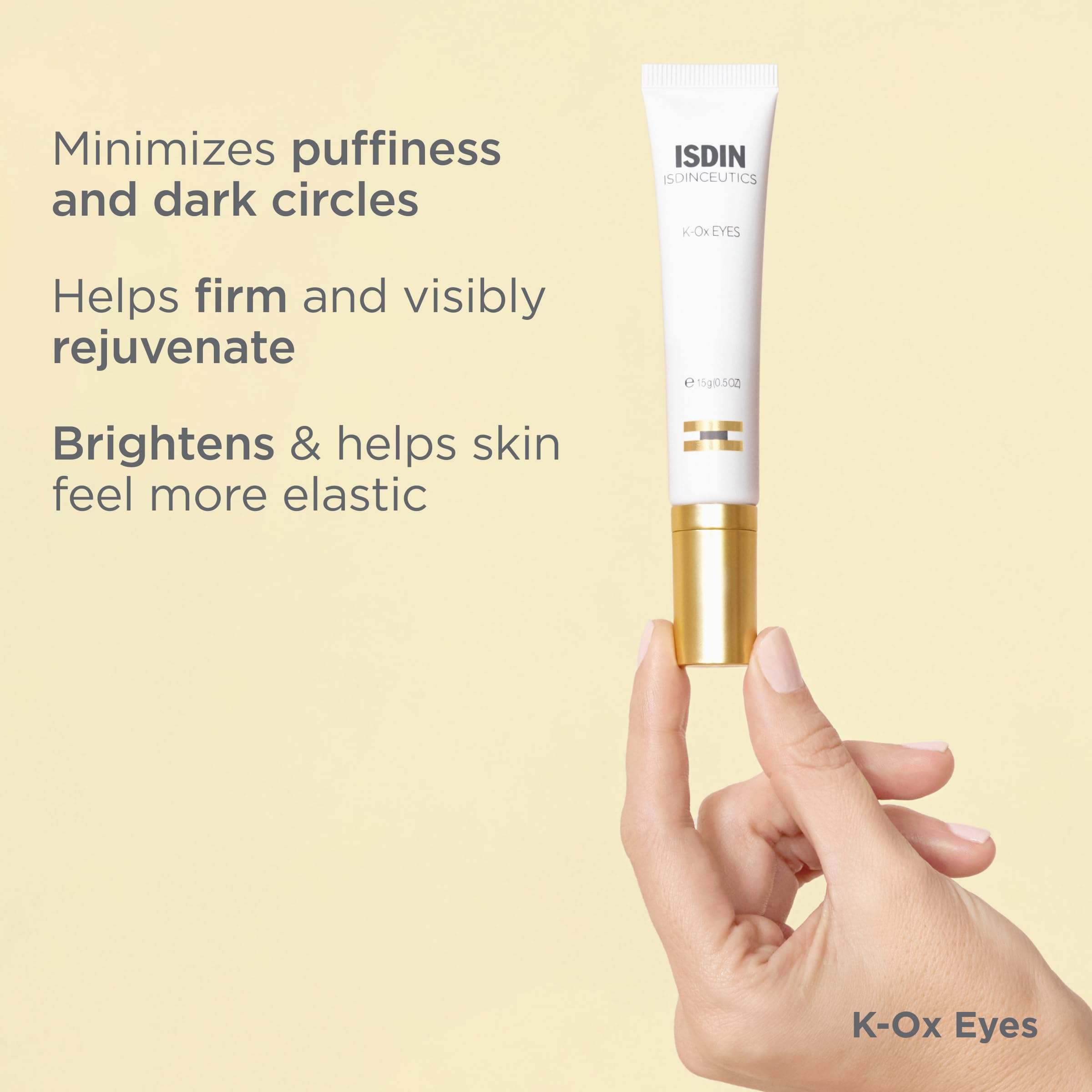 ISDIN Isdinceutics K-Ox Eyes under-eye application demonstrated for easy use.