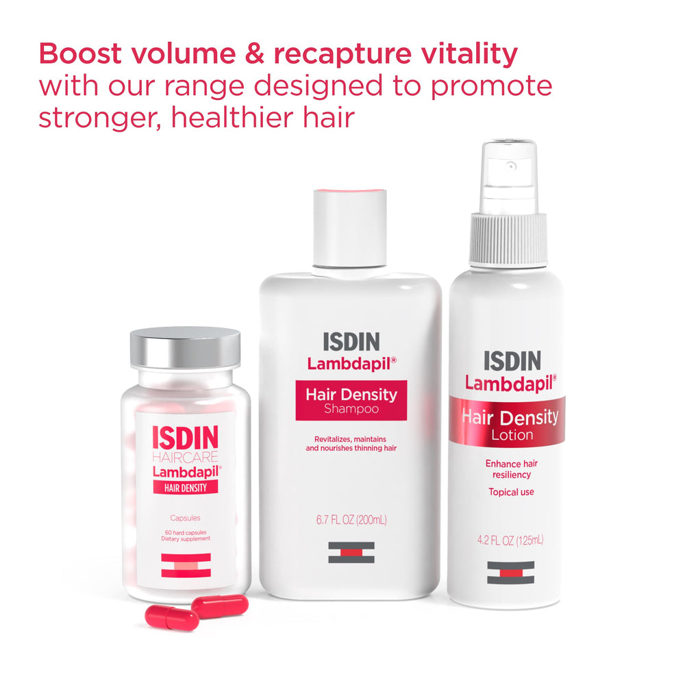 ISDIN Lambdapil capsules developed in Spain for trusted formulation.