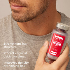 ISDIN Lambdapil Serenoa repens highlights plant-based hair support.