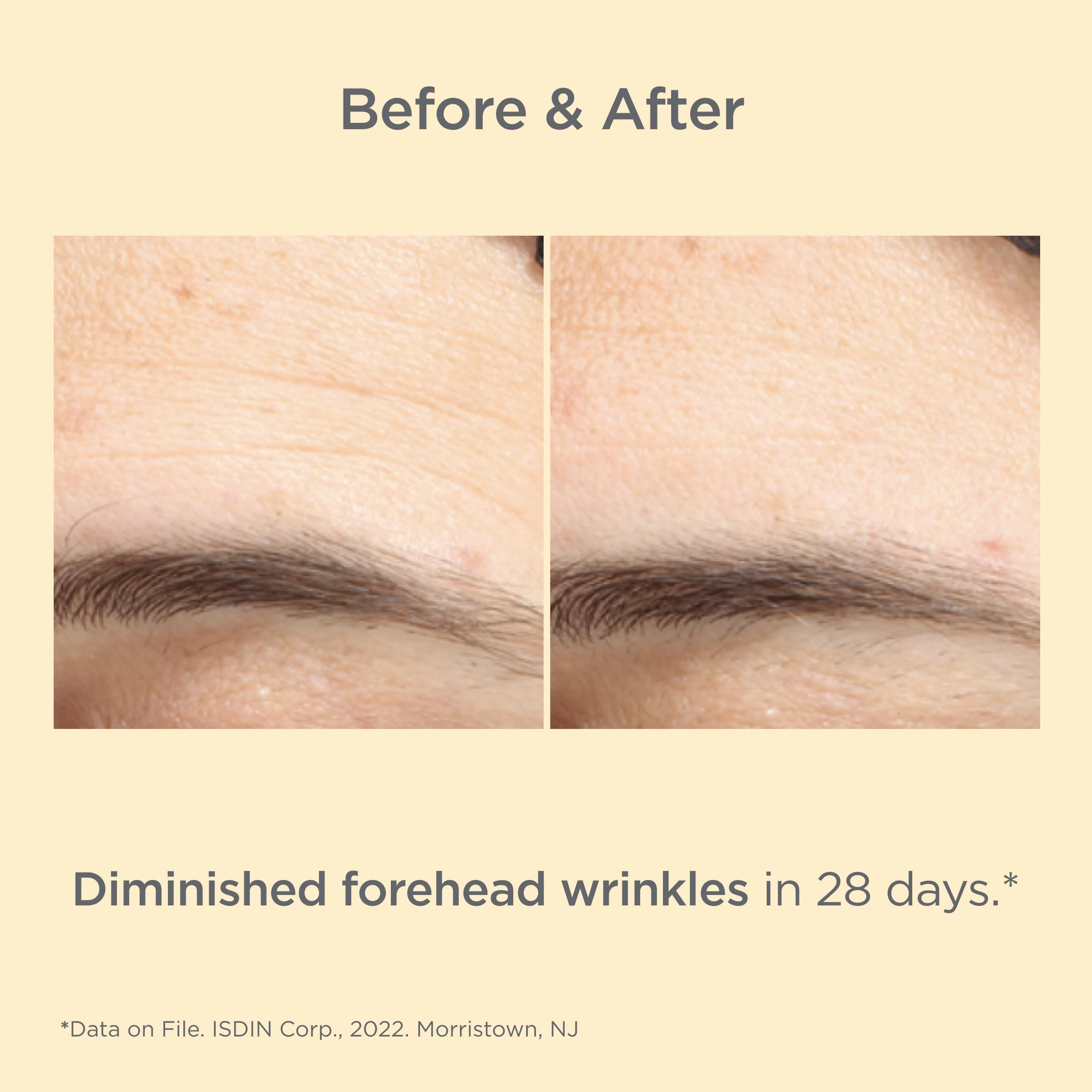ISDIN Melatonin peptides ingredients highlight antioxidant and renewal potential.