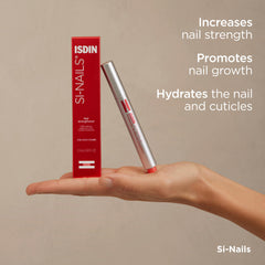 ISDIN Si-Nails nails close-up suggests smoother, less rough nails