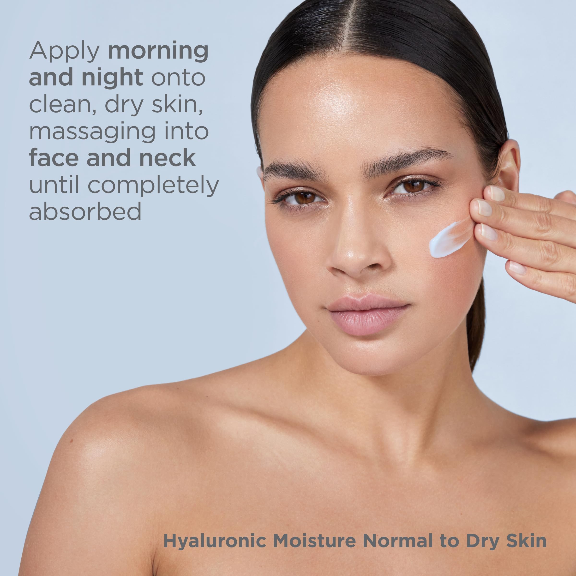 ISDIN Isdinceutics Hyaluronic Moisture morning routine in action.