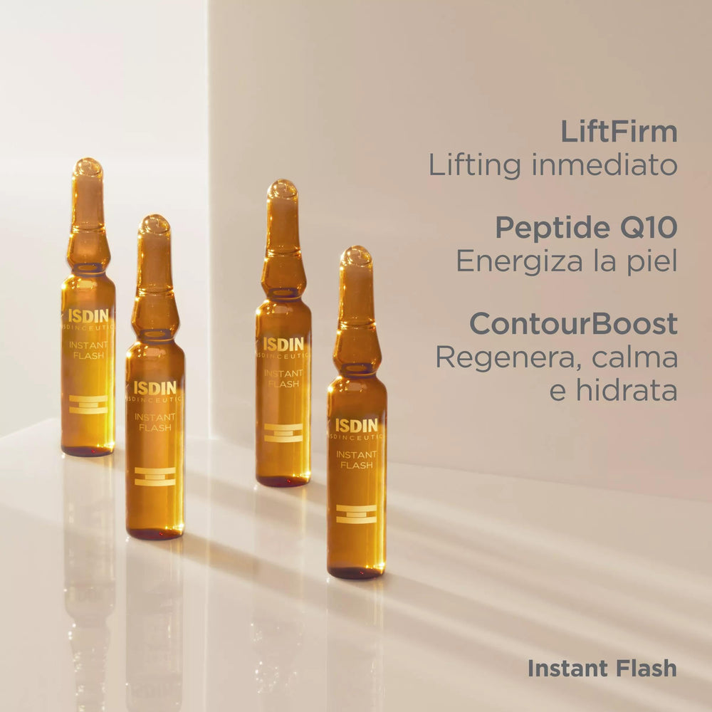 ISDIN Isdinceutics Instant Flash Serum travel-friendly ampoules for on-the-go care