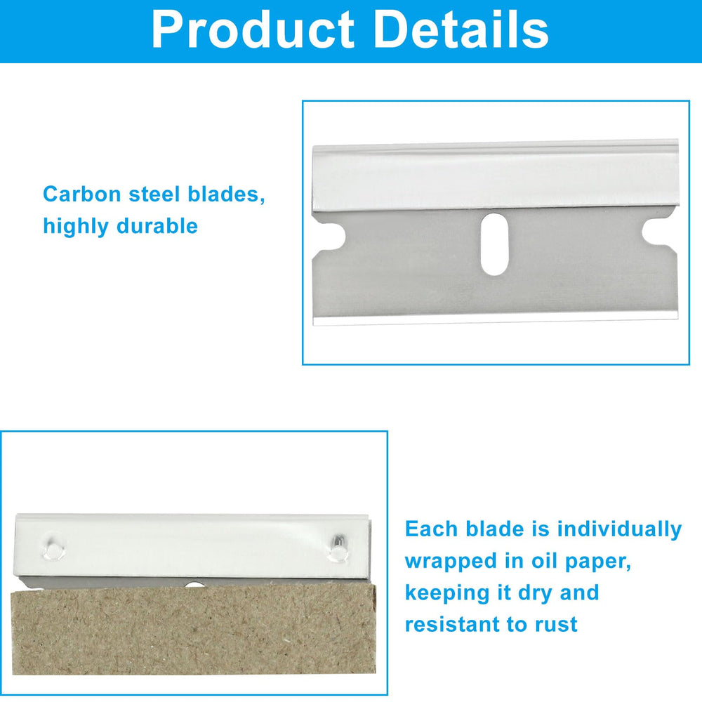 ISDVBUY blades with notched center enable safe mounting on tools