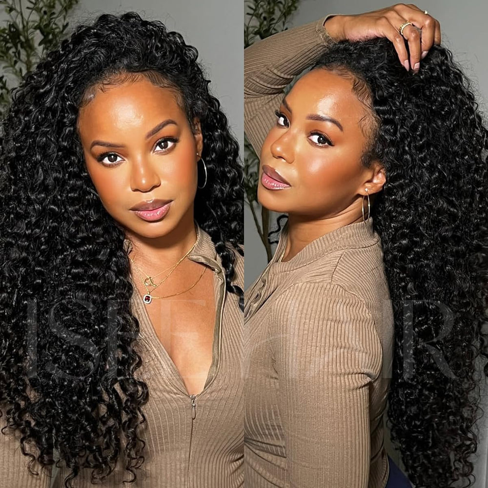 ISEE 7x5 lace closure offers wider part and seamless blend.