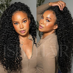 ISEE 7x5 lace closure offers wider part and seamless blend.