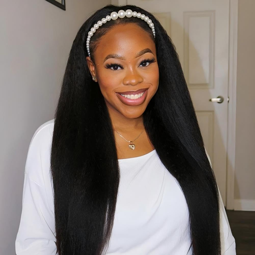 ISEE human hair feel wig offers soft texture and versatile styling.