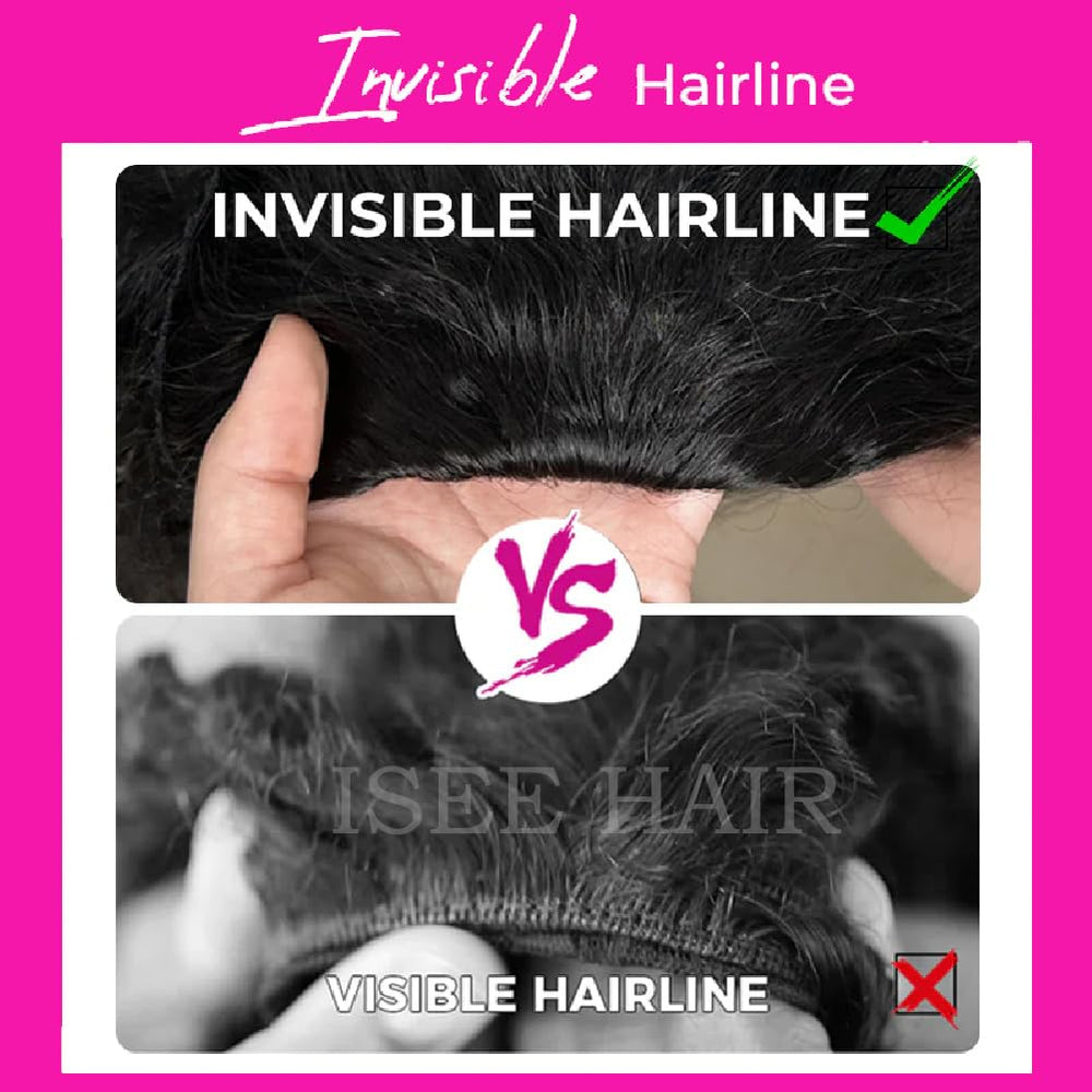 ISEE half wig breathable cap closeup highlights comfort for all day wear
