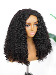 ISEE half wig with drawstring cap for secure fit and comfort