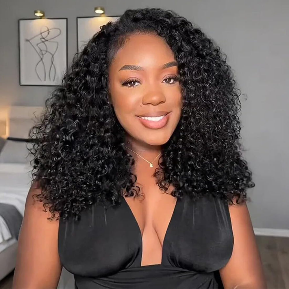 ISEE half wig natural hairline blend demonstrates seamless integration with your hair