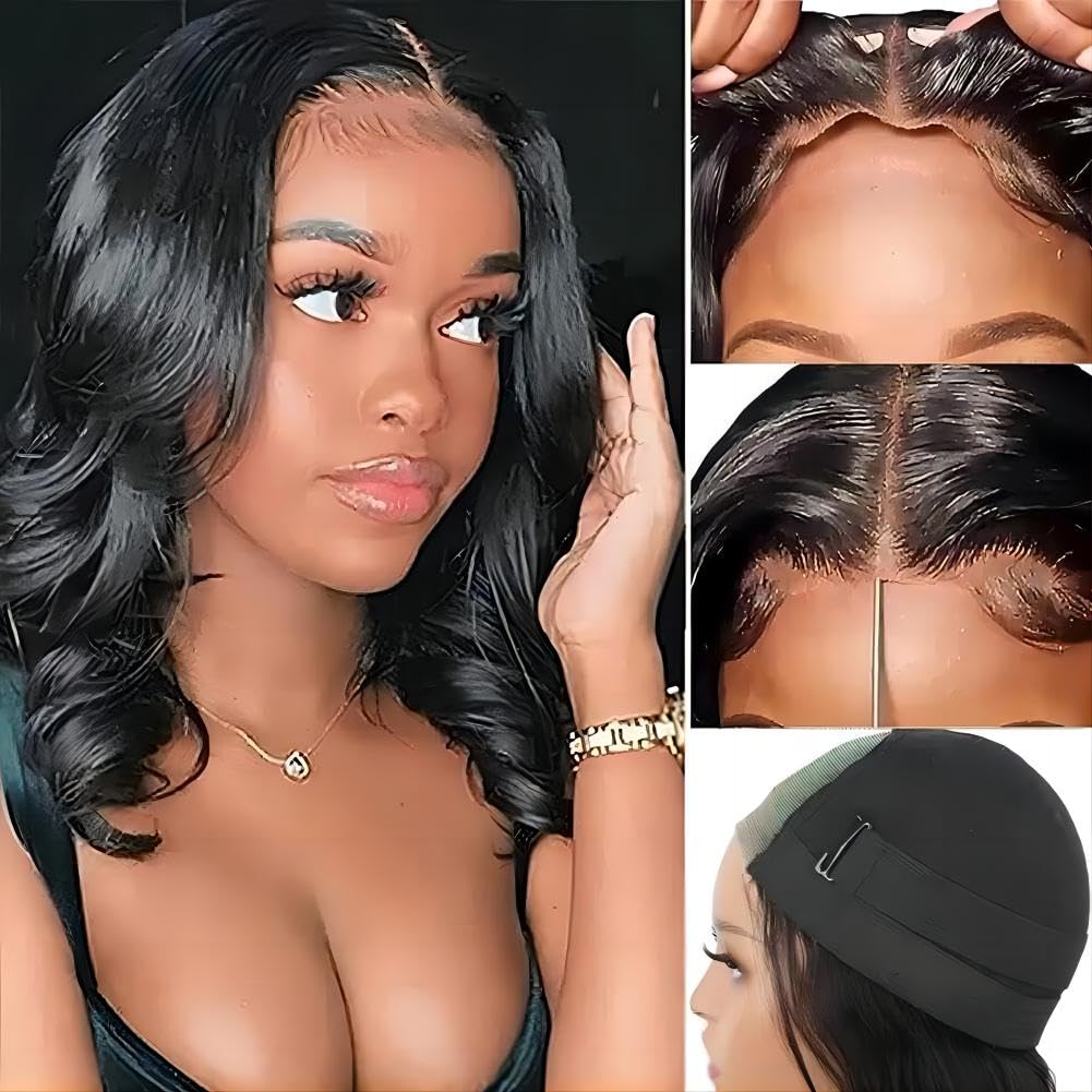 ISEE hair blends with skin breathable body wave texture