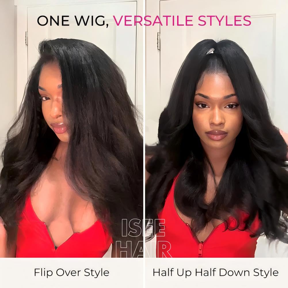 ISEE wear-and-go versatility supports easy updos or down styles.