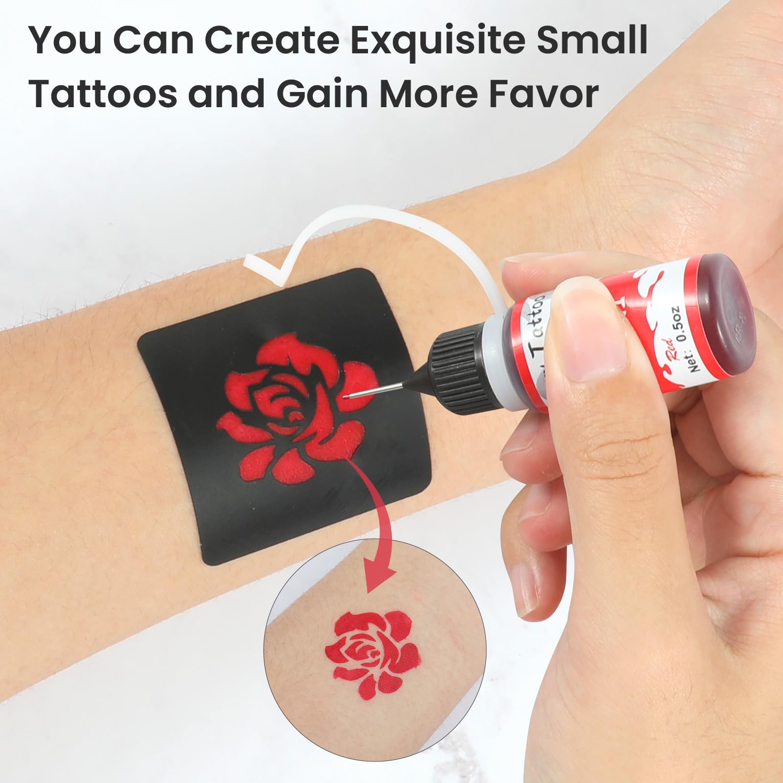 ISEHERI kit used at parties and travel for stylish body art.