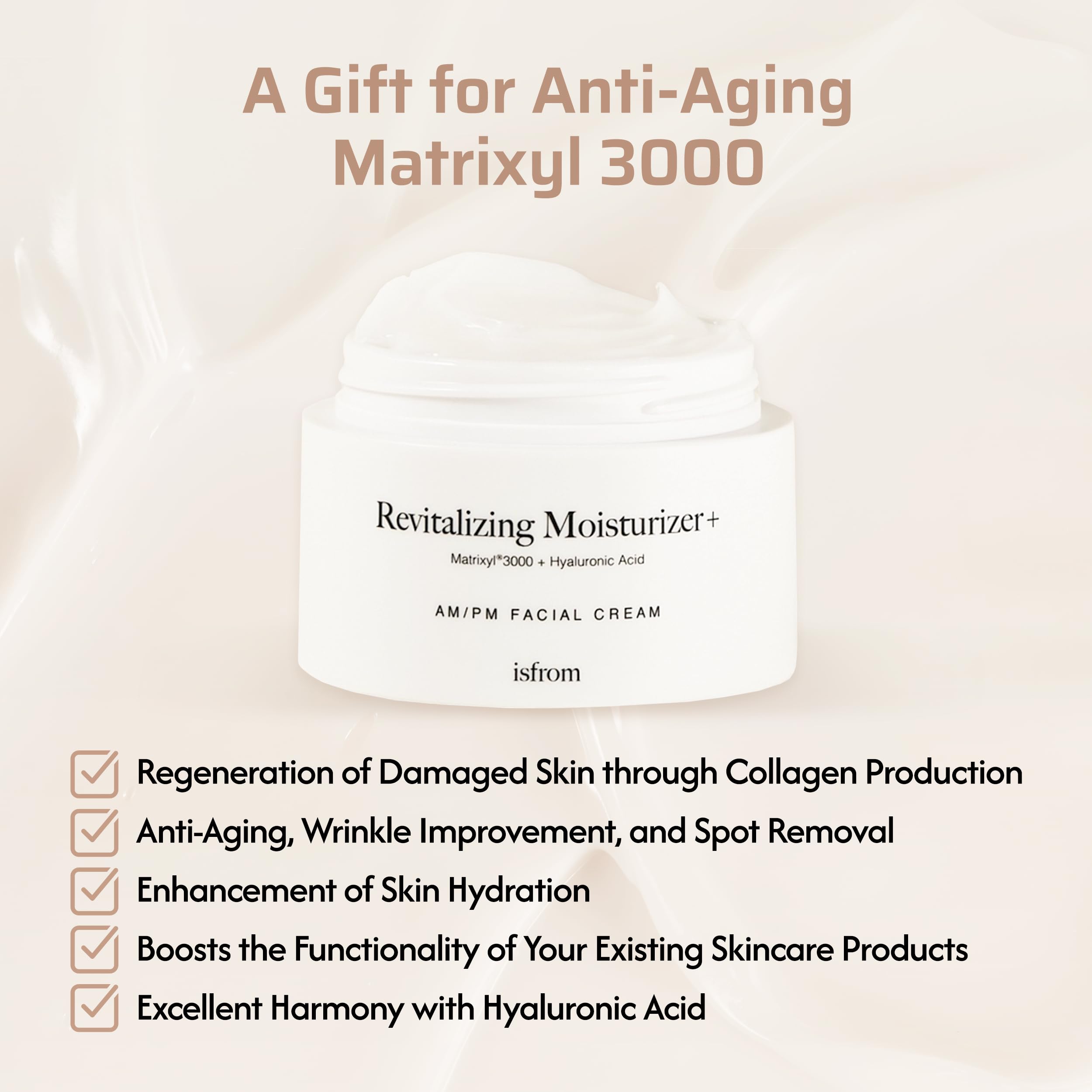 IS_FROM Revitalizing Moisturizer+ packaging box highlights premium skincare design.