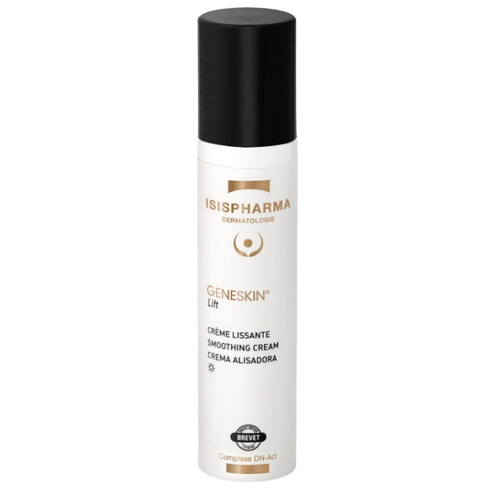 IsisPharma Geneskin Lift smoothing cream application for daily moisturization