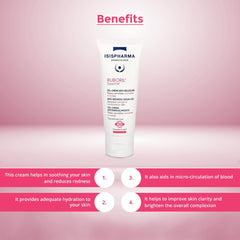 IsisPharma Ruboril Expert M gel texture spreading smoothly for lightweight hydration