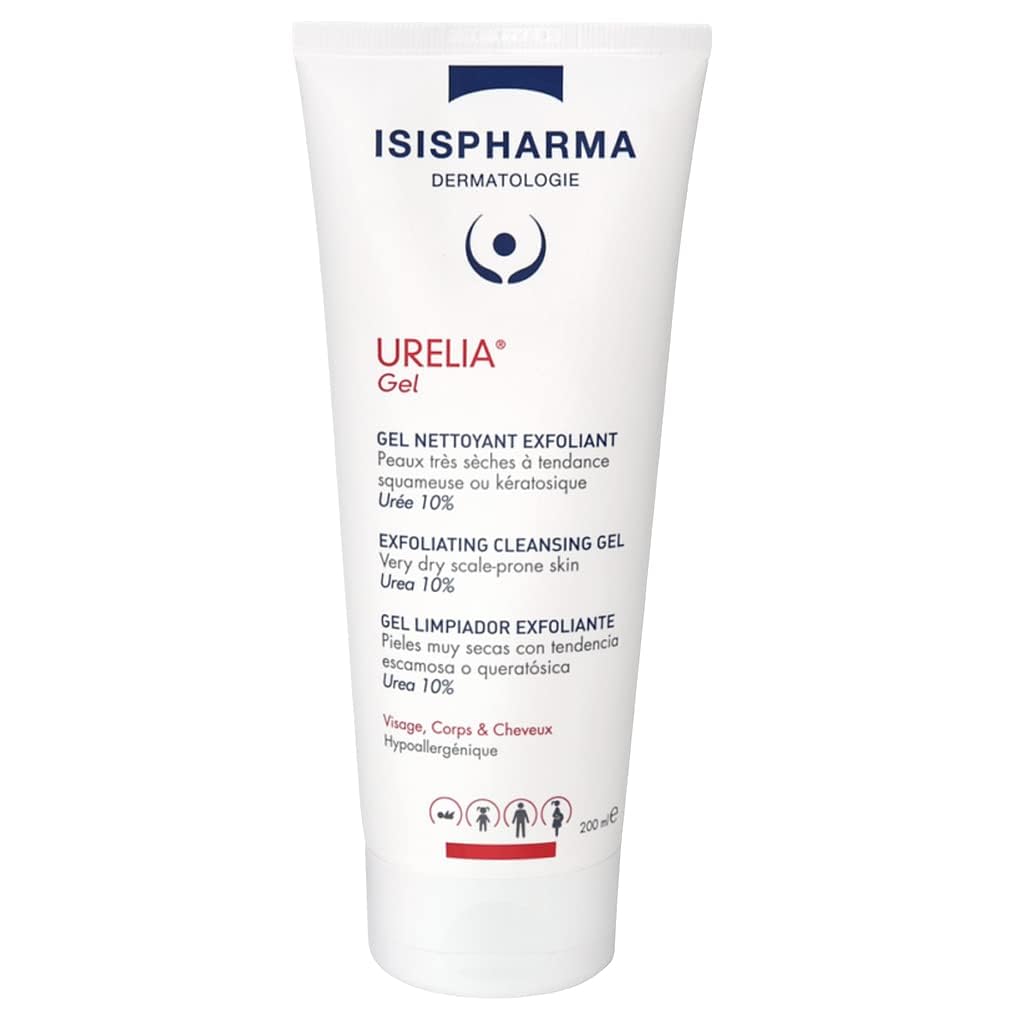 IsisPharma Urelia Gel hands applying for comfortable cleansing.