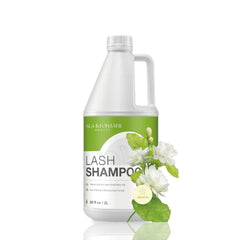 ISLA & FONTANE Lash Shampoo bottle front, gentle cleanse for extensions.