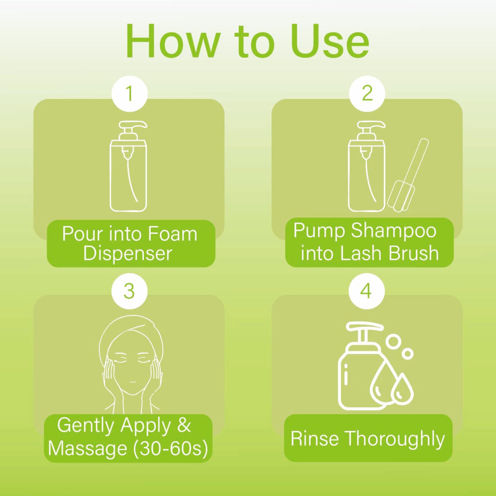 ISLA & FONTANE Lash Shampoo bulk refill setup, supports 34 standard bottles.