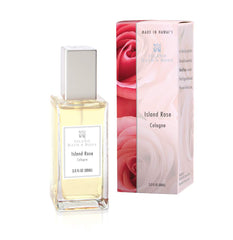 Island Bath & Body Island Rose Cologne 3oz bottle with a romantic floral scent for evening wear