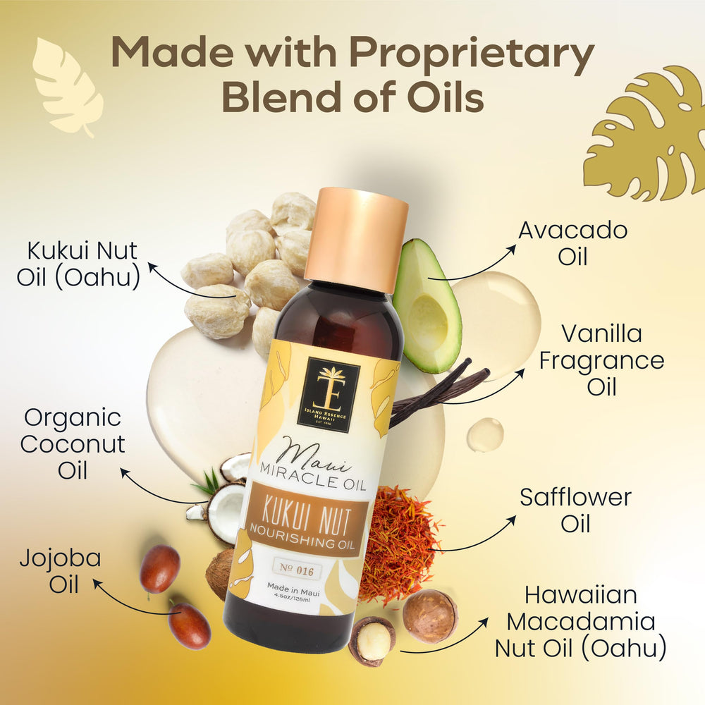 Island Essence massage oil bottle ideal for relaxing at-home massages