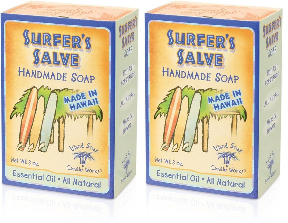 Island Soap & Candle Works Surfer's Salve Soap with lavender and tea tree soothes dry skin