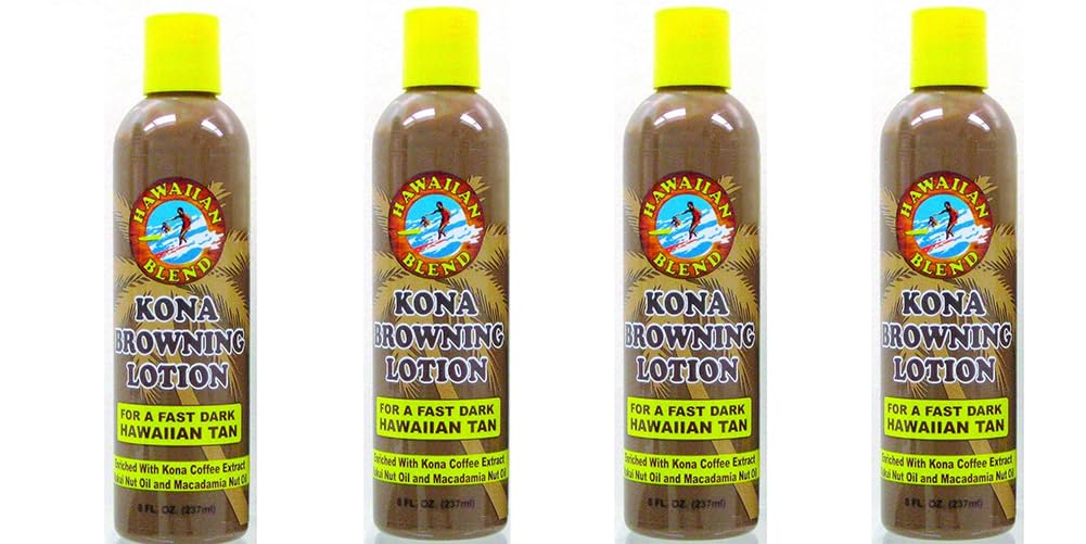 The Islander Group Kona Browning Lotion bottle for sun-exposed tanning with added moisture.