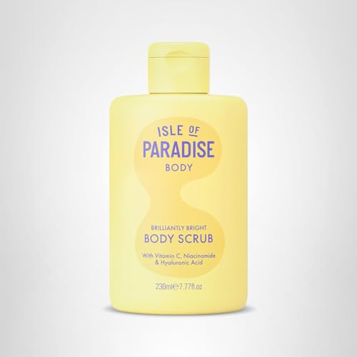 Post exfoliation glow prep with Isle of Paradise Brilliantly Bright skin ready for tanning.