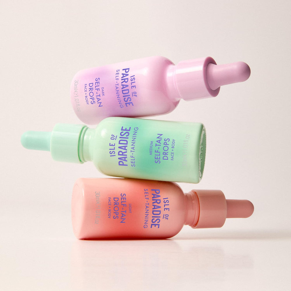 Isle of Paradise works for darker skin tones with deeper shade.