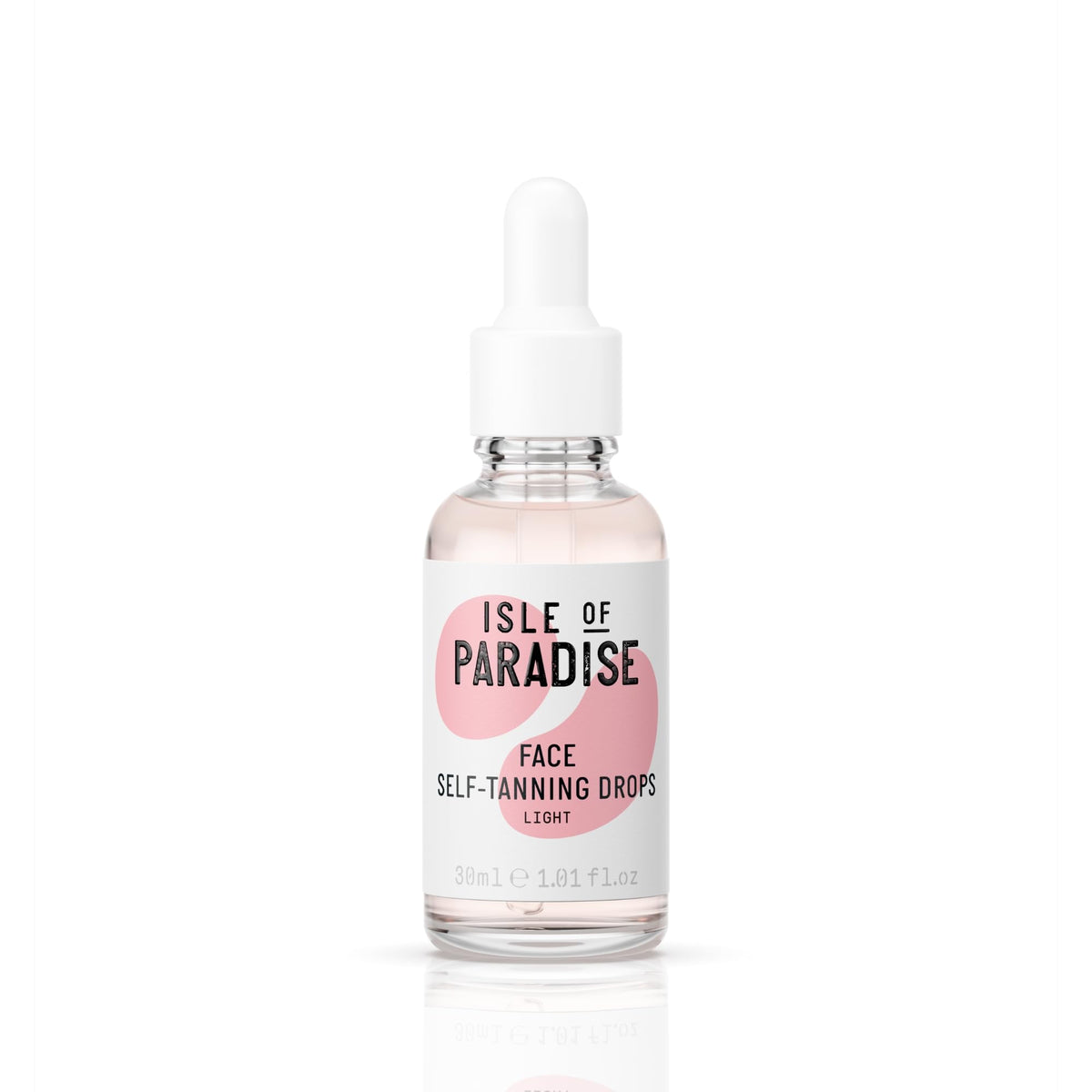 Isle of Paradise Self-Tanning Drops bottle pour for precise, customizable tanning control
