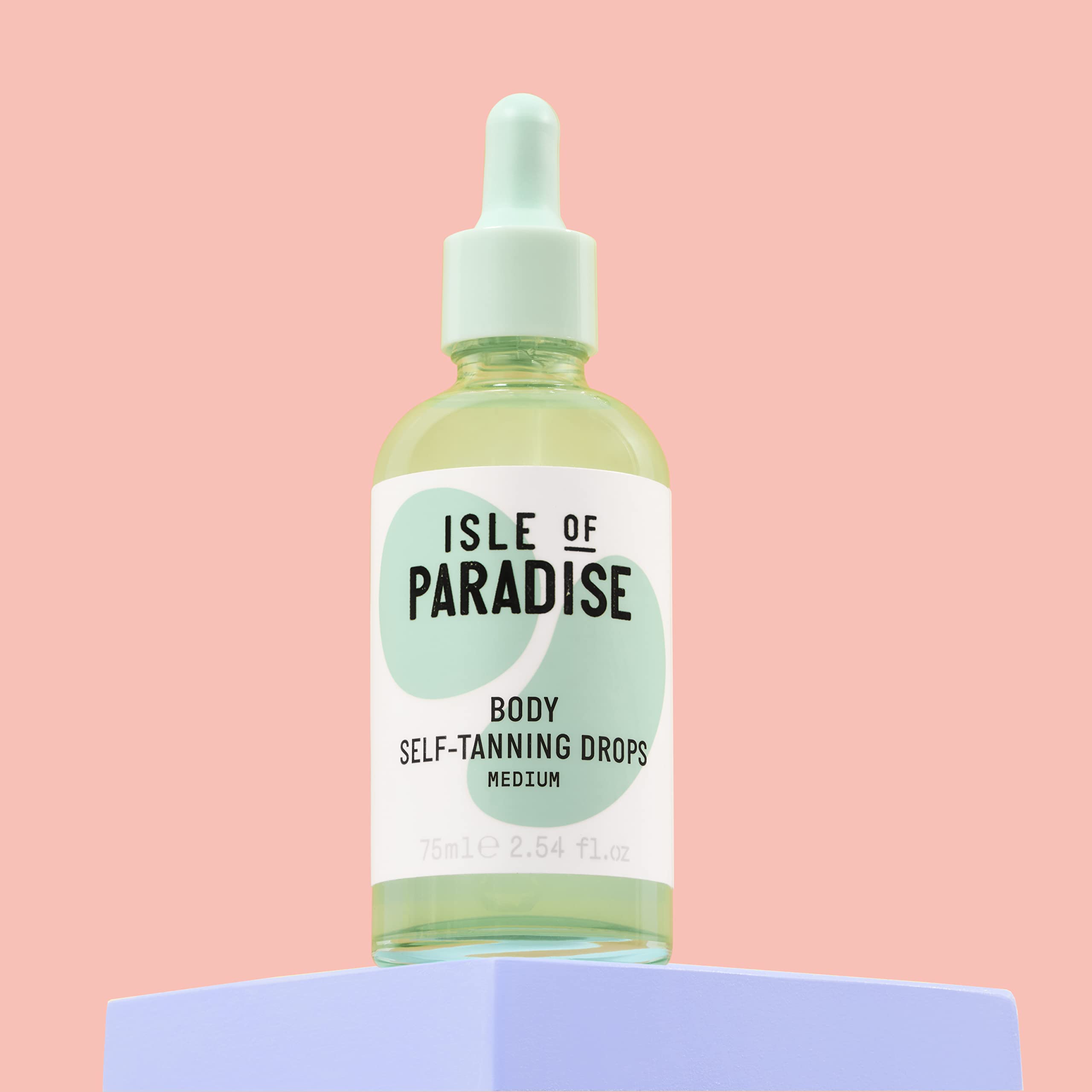 Isle of Paradise drops in hand showing precise tint control