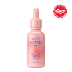 Isle of Paradise Self-Tanning Drops dropper for precise, customizable tanning.