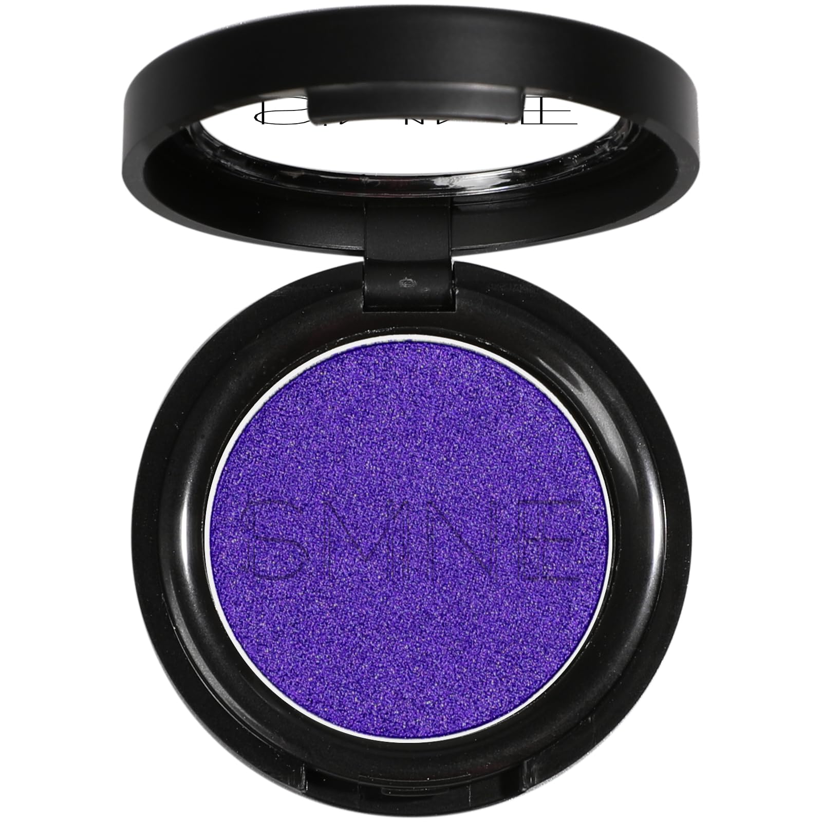 IS'MINE purple shimmer eyeshadow palette packaging portable design for on the go looks.