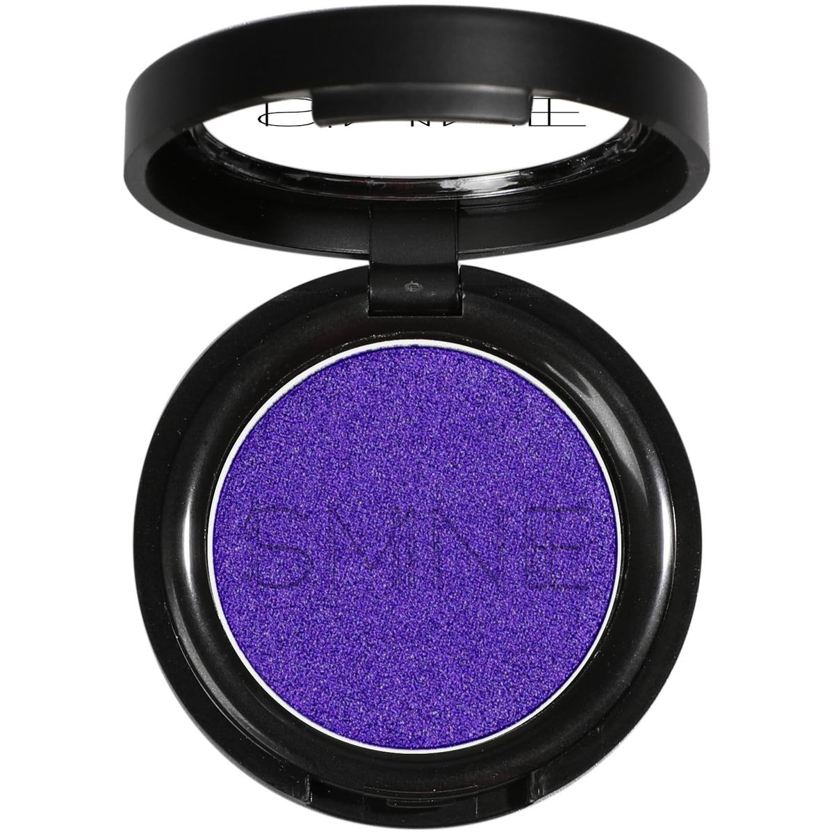 IS'MINE purple shimmer eyeshadow palette packaging portable design for on the go looks.