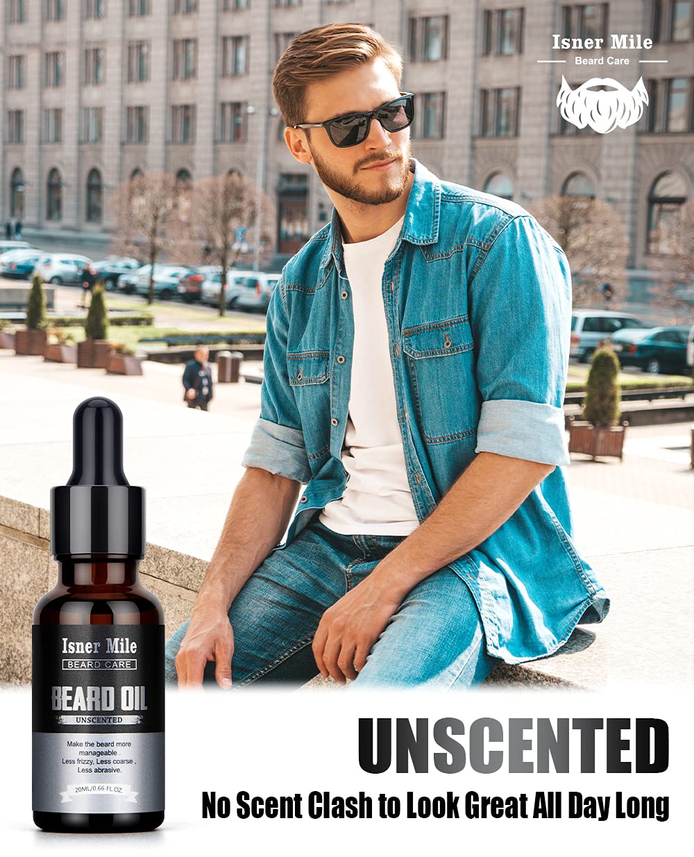 ISNER MILE natural ingredients image highlighting jojoba argan and grape seed oils