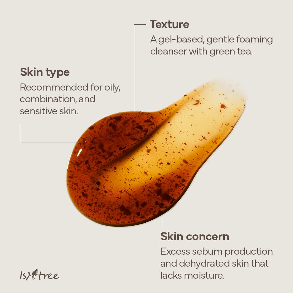 IsNtree sensitive-skin friendly formula image highlights fragrance-free, alcohol-free care