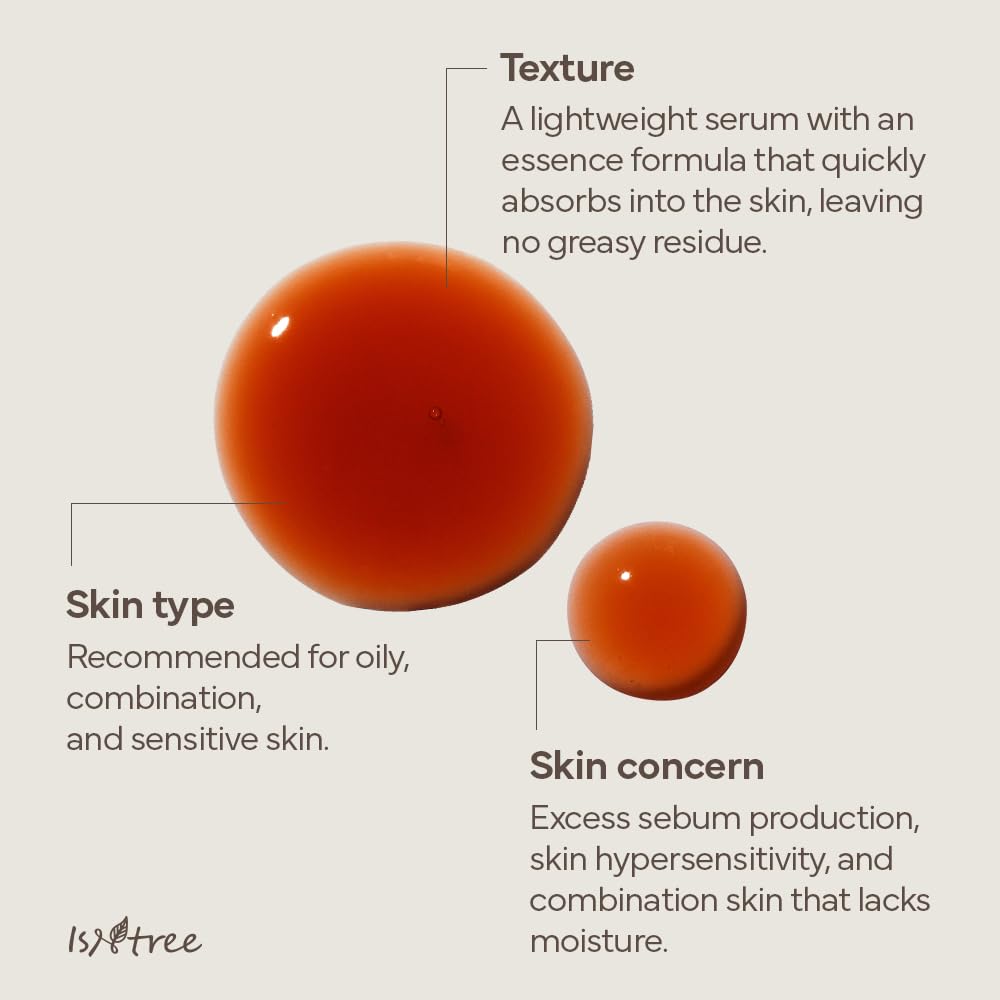 Applying ISNTREE Green Tea Fresh Serum on skin during morning routine for balanced hydration.