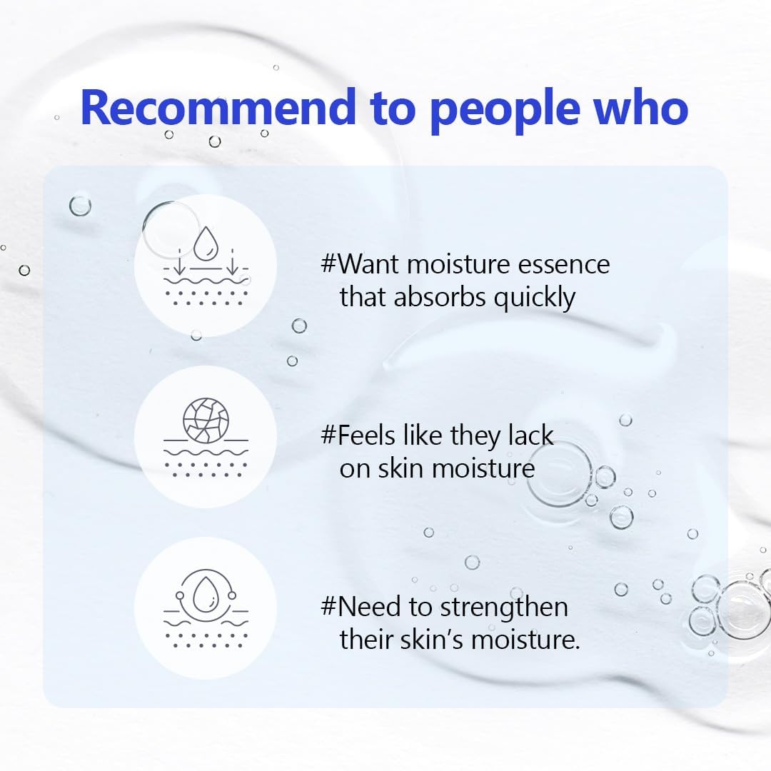 Minimal packaging of IsNtree Hyaluronic Acid Water Essence highlights travel friendly skincare