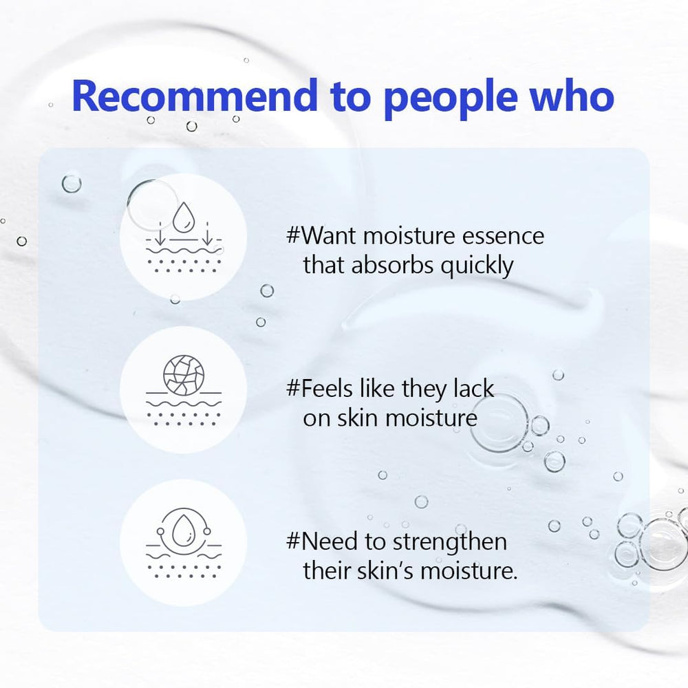 Minimal packaging of IsNtree Hyaluronic Acid Water Essence highlights travel friendly skincare