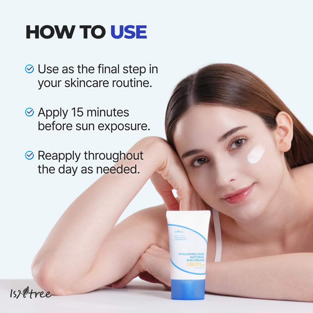 ISNTREE Hyaluronic Mineral Sunscreen ingredients panthenol for hydration